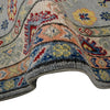 Kazak Rug Handmade Gray Medallion 6' Runner