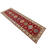 Kazak Rug Handmade Red Medallion 10' Runner