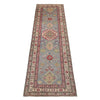 Kazak Rug Handmade Gray Medallion 10' Runner