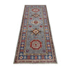 Kazak Rug Handmade Gray Medallion 8' Runner