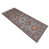 Kazak Rug Handmade Gray Medallion 8' Runner