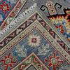 Kazak Rug Handmade Gray Medallion 8' Runner