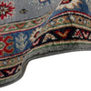 Kazak Rug Handmade Gray Medallion 8' Runner