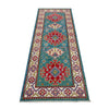 Kazak Rug Handmade Blue Medallion 6' Runner
