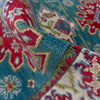 Kazak Rug Handmade Blue Medallion 6' Runner