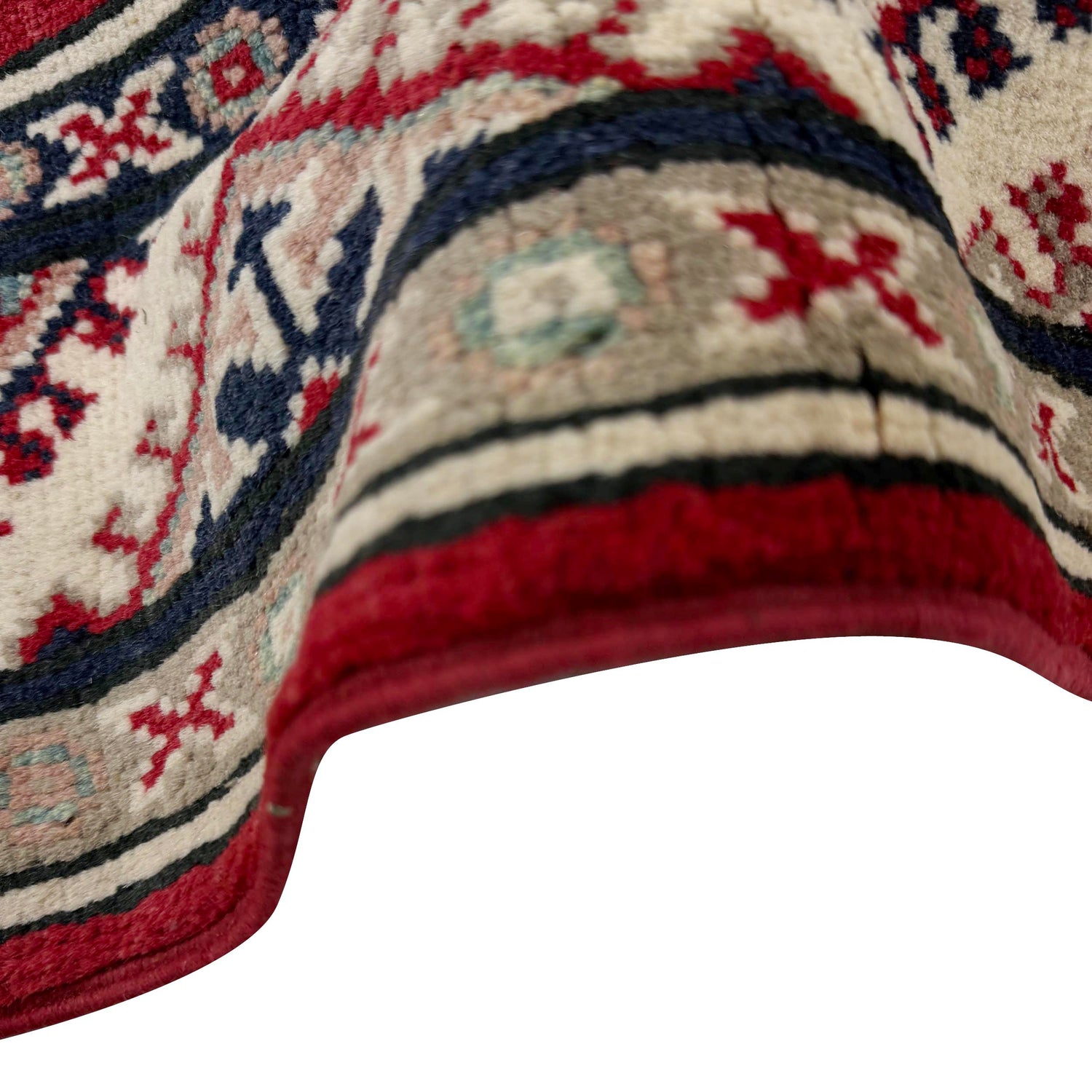 Kazak Rug Handmade Red Medallion 10' Runner