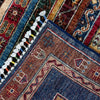 Shawl Area Rug Handmade Multi Floral 5x8 ft