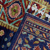Kazak Rug Handmade Multi Medallion 5x8 ft