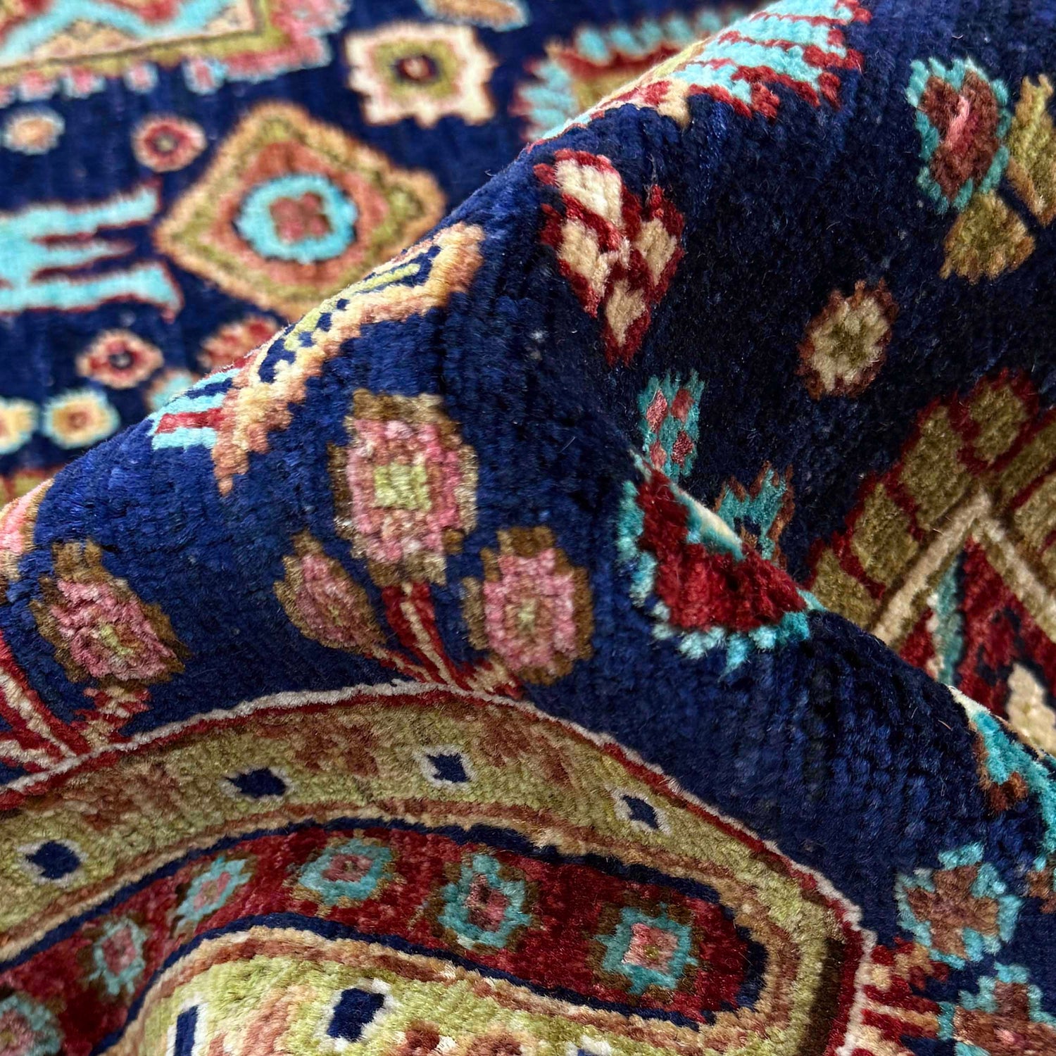 Kazak Rug Handmade Multi Medallion 5x8 ft