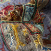 Waziri Area Rug Handmade Gray Medallion 5x8 ft