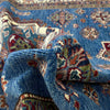 Kazak Rug Handmade Blue Medallion 5x8 ft