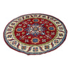 Kazak Rug Handmade Red Medallion 6x6 ft