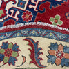 Kazak Rug Handmade Red Medallion 6x6 ft
