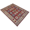 Kazak Rug Handmade Red Medallion 7x10 ft