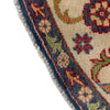 Kazak Rug Handmade Blue Medallion 6x6 ft