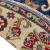 Kazak Rug Handmade Blue Medallion 6x6 ft