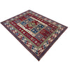 Kazak Rug Handmade Red Medallion 7x10 ft