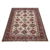 Kazak Rug Handmade Beige Medallion 7x10 ft