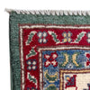 Kazak Rug Handmade Green Medallion 7x10 ft