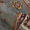 Kazak Rug Handmade Blue Medallion 3x5 ft