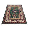 Kazak Rug Handmade Green Medallion 3x5 ft