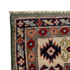 Kazak Rug Handmade Green Medallion 3x5 ft