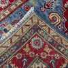 Kazak Rug Handmade Blue Medallion 2x4 ft