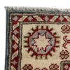 Kazak Rug Handmade Blue Medallion 2x4 ft