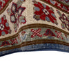 Kazak Rug Handmade Blue Medallion 2x4 ft