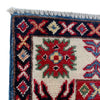 Kazak Rug Handmade Blue Medallion 2x4 ft