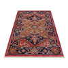 Heriz Area Rug Handmade Multi Medallion 2x4 ft