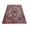 Heriz Area Rug Handmade Multi Medallion 2x4 ft
