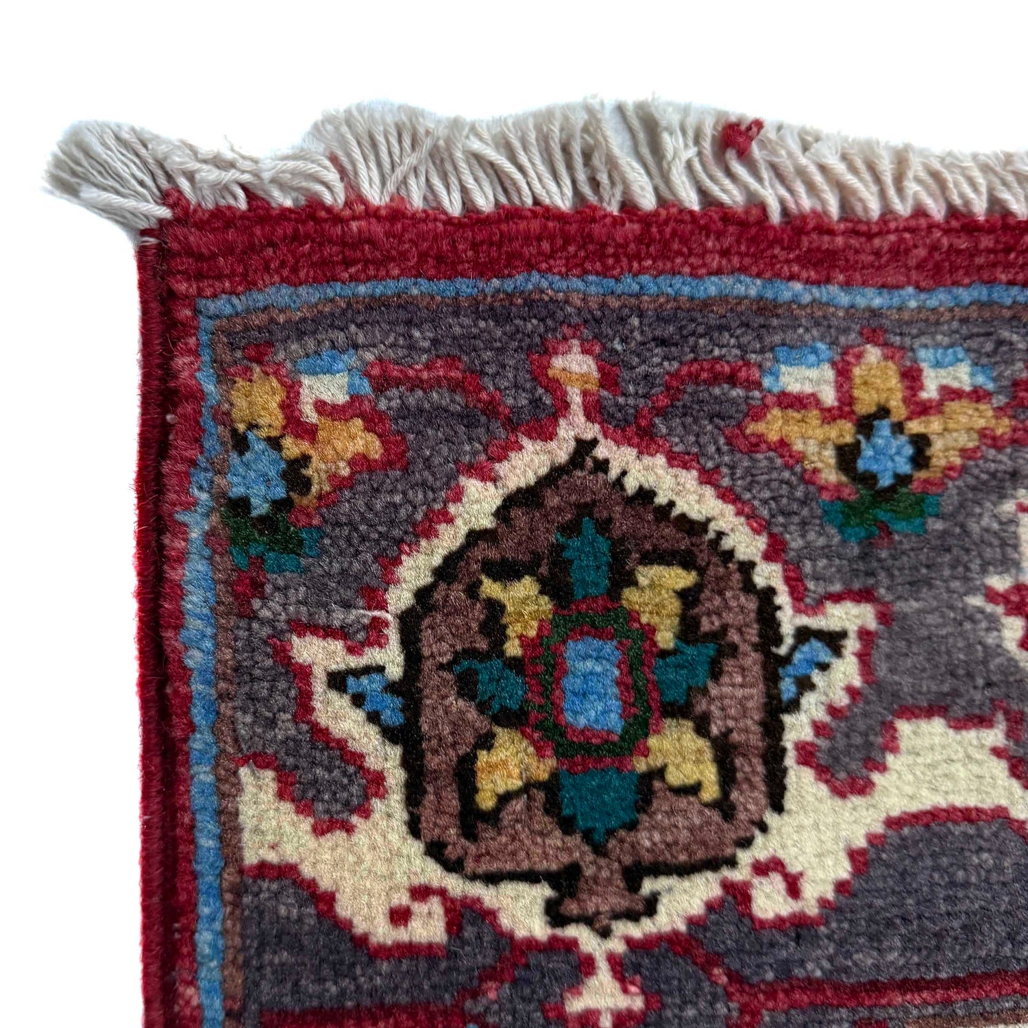 Heriz Area Rug Handmade Multi Medallion 2x4 ft