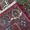Heriz Area Rug Handmade Multi Medallion 2x4 ft