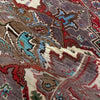 Heriz Area Rug Handmade Multi Medallion 2x4 ft