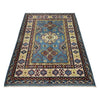 Kazak Rug Handmade Blue Medallion 3x5 ft