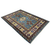 Kazak Rug Handmade Blue Medallion 3x5 ft