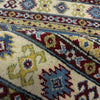 Kazak Rug Handmade Blue Medallion 3x5 ft