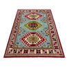Kazak Rug Handmade Blue Medallion 3x5 ft
