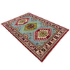 Kazak Rug Handmade Blue Medallion 3x5 ft