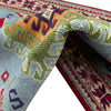 Kazak Rug Handmade Blue Medallion 3x5 ft