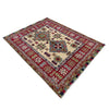 Kazak Rug Handmade Beige Medallion 3x5 ft