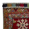 Kazak Rug Handmade Beige Medallion 3x5 ft
