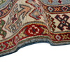 Kazak Rug Handmade Blue Medallion 3x5 ft