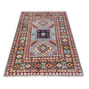 Kazak Rug Handmade Blue Medallion 3x5 ft