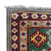 Kazak Rug Handmade Blue Medallion 3x5 ft