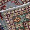 Kazak Rug Handmade Blue Medallion 3x5 ft