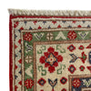 Kazak Rug Handmade Brown Medallion 3x5 ft