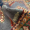 Kazak Rug Handmade Gray Medallion 3x5 ft