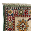 Kazak Rug Handmade Green Medallion 3x5 ft